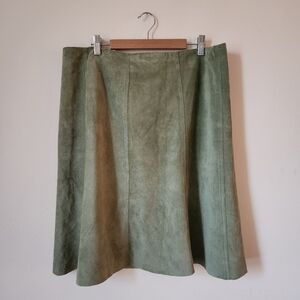 VINTAGE Suede Skirt